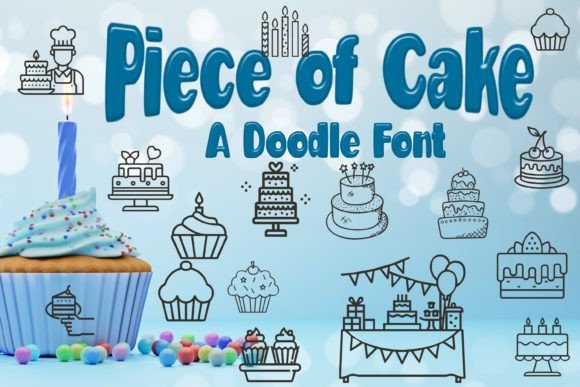 A Sweet Slice of Design: The Piece of Cake Font