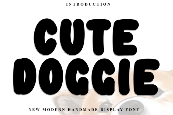 Cute Doggie Font: A Handmade Typeface That Radiates Joy