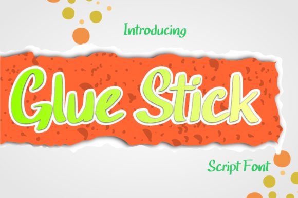 Glue Stick: The Handwritten Font That Feels Like a Warm Hug