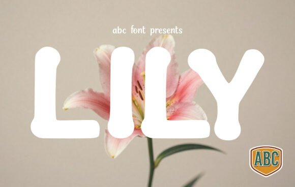 Lily: The Bold, Bubble-Style Font for Confident Branding