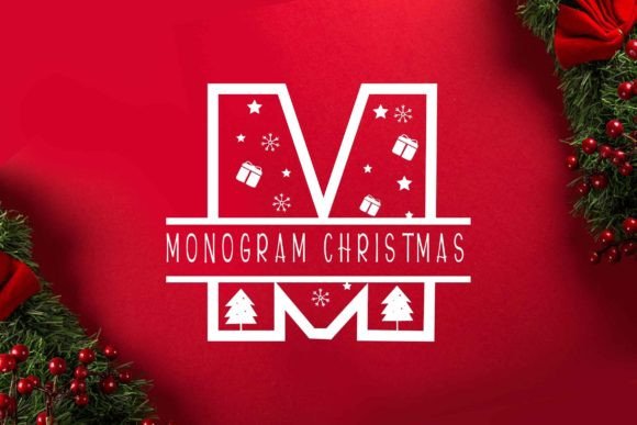 Monogram Christmas: A Festive Typeface for Seasonal Designs