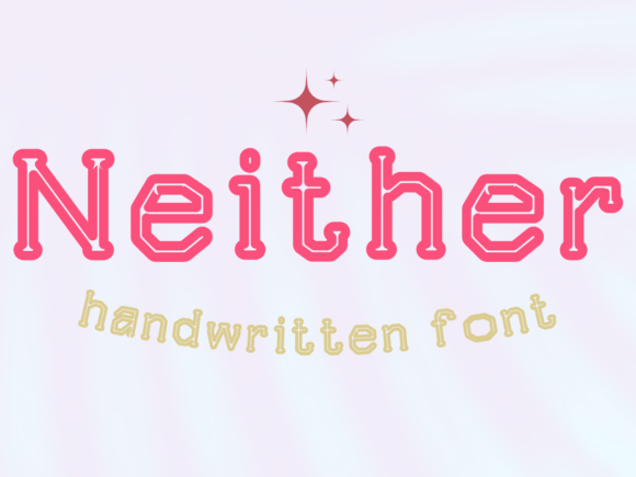 Neither: A Quirky Display Font That Adds Instant Charm
