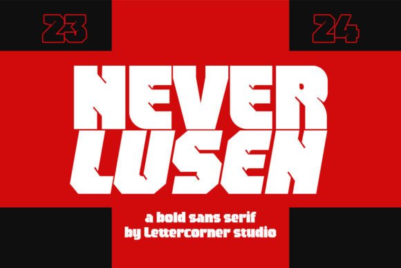 Neverlusen: A Typeface Forged in a Winning Season