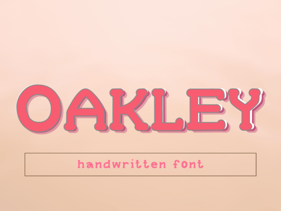 Oakley: The Handwritten Font That Feels Like a Friend