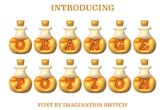 Orange Potion Inflated: A Typeface with Unmistakable Character