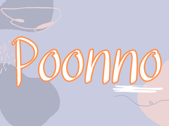 Poonno: The Handwritten Font with a Warm, Friendly Vibe