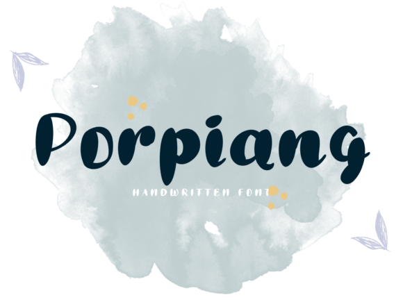 Porpiang: The Handwritten Font That Feels Like a Friendly Conversation