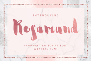 Rosamund Script & Extras: The Brush Font with Personality