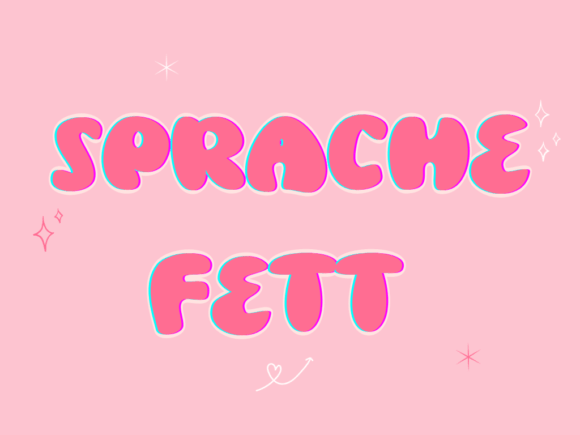 Sprache Fett: A Handwritten Font with a Friendly, Modern Vibe