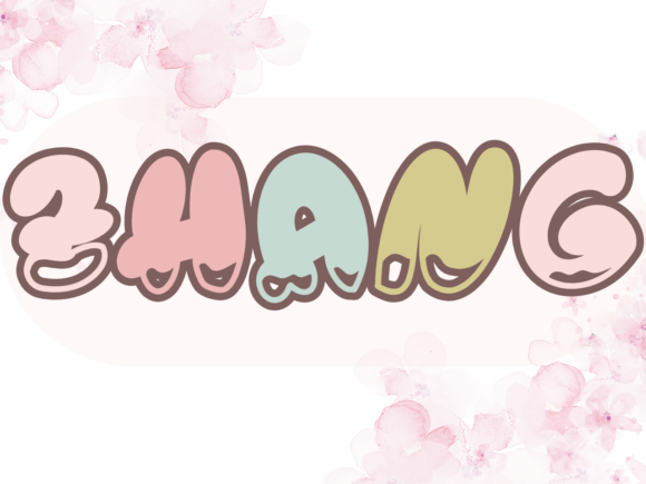 Zhang: The Bubbly Typeface That Brings Energy to Your Designs